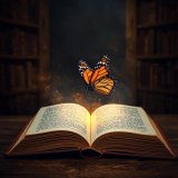 gold butterfly accent